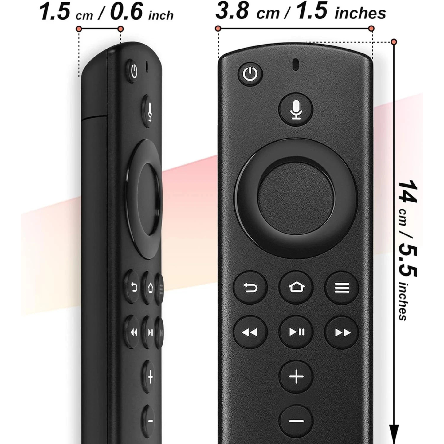Replacement Remote for Fire TV Stick (2nd/3rd Gen)