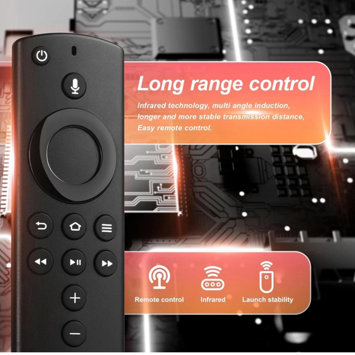 Replacement Remote for Fire TV Stick (2nd/3rd Gen)
