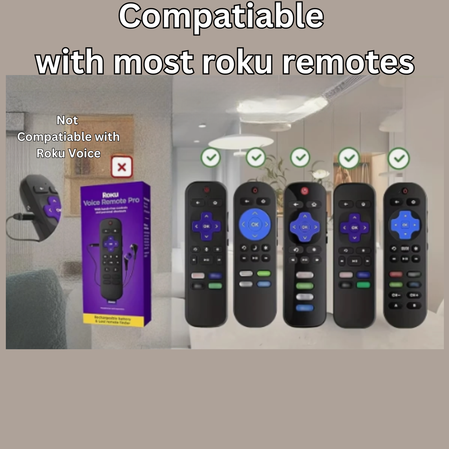 Glow in the Dark Roku TV Remote Cover – Fits RC280